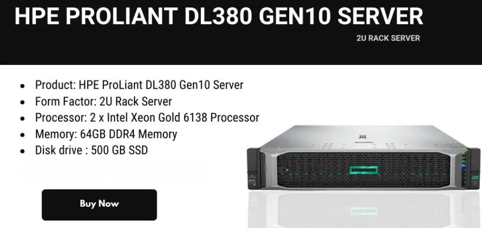 HP DL380 GEN10 SERVER