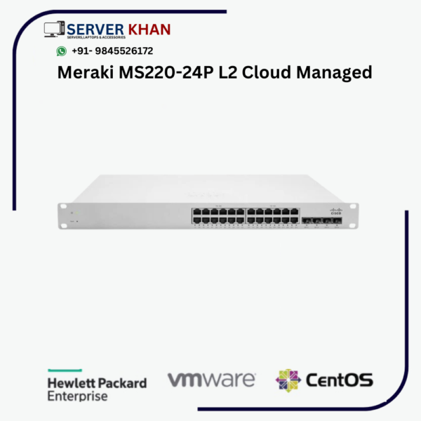 Meraki MS120-24P L2 Cloud Managed 24 Port